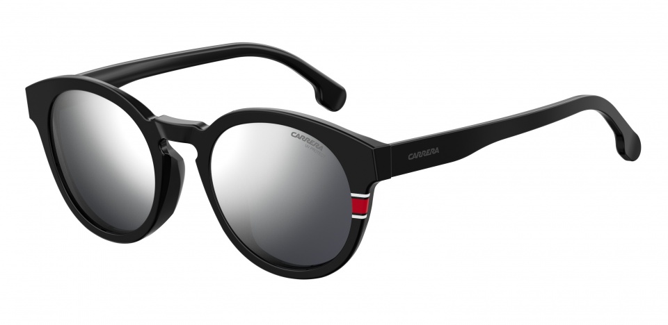 Carrera Eyewear slnečné okuliare 184/S 003/T4 unisex matné čierne so zrkadlovým zorníkom