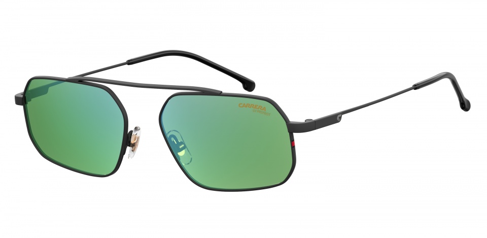 Carrera Eyewear slnečné okuliare 2016T/S unisex čierne so zelenými sklami