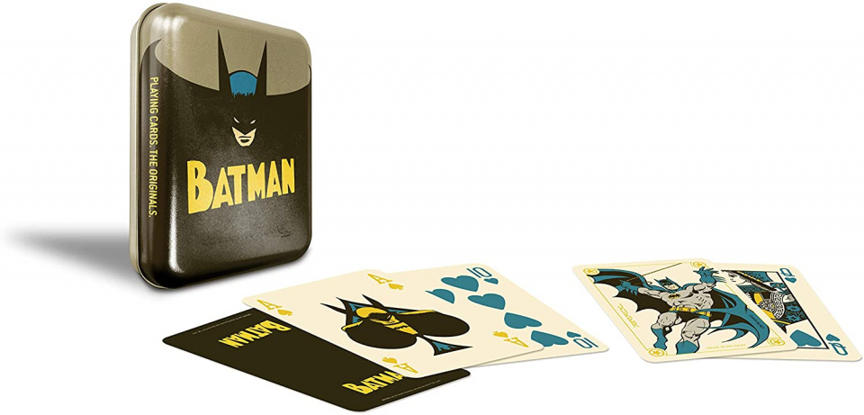 Cartamundi speelkaarten in blik dc comics batman 56 delig