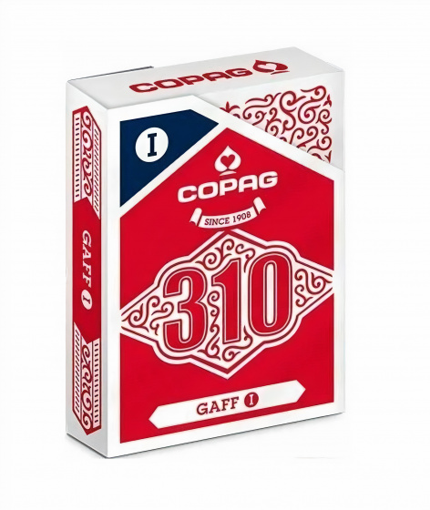 Cartamundi speelkaarten gaff i 94 x 68 x 20 mm rood