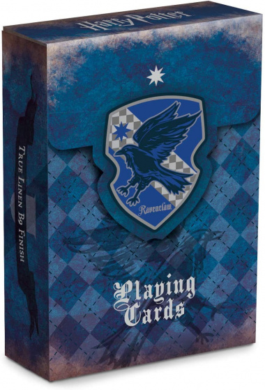 Cartamundi speelkaarten harry potter ravenklauw blauw/zilver