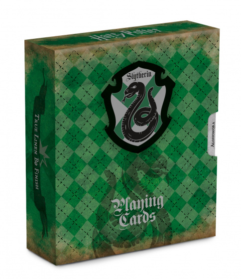 Cartamundi speelkaarten harry potter zwadderich groen/zilver