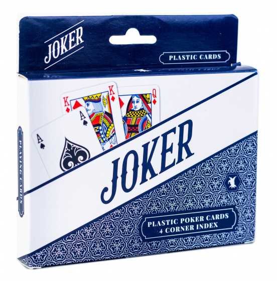 Cartamundi speelkaarten joker rood/blauw