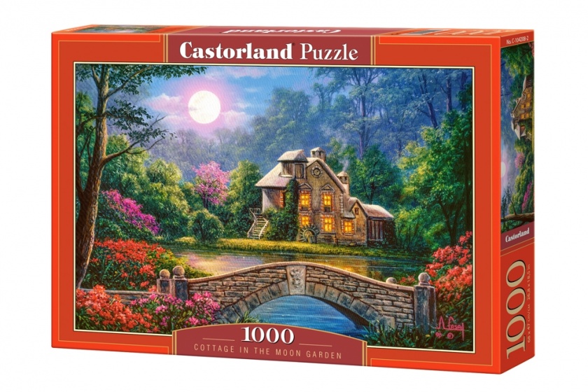 Castorland legpuzzel cottage in the moon garden 1000 stukjes