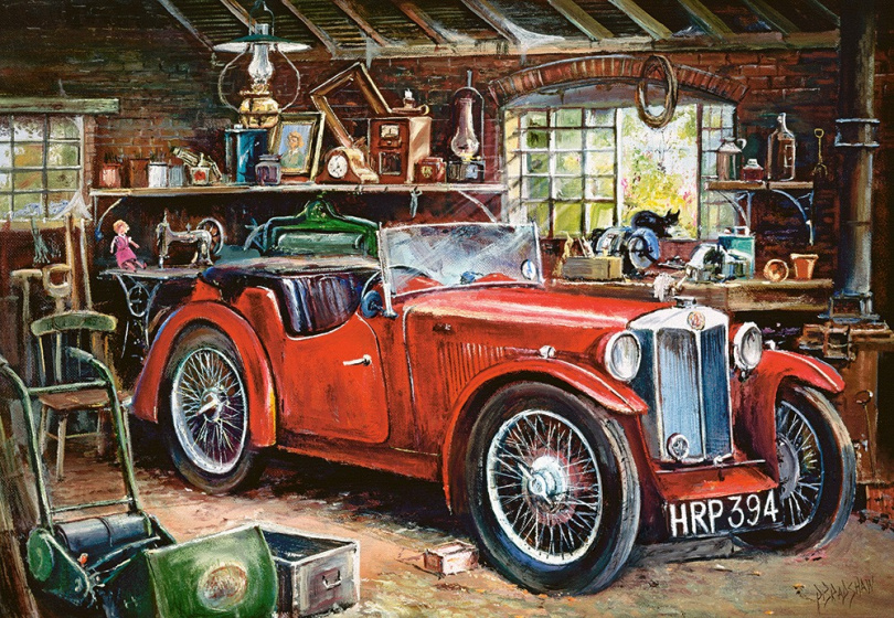 jigsaw Vintage Garage 1000 pieces