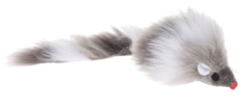 Cats Collection hračky pre mačky Myška plyš sivá