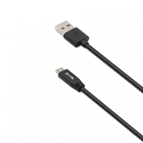 Celly oplaadkabel micro usb 300 cm zwart