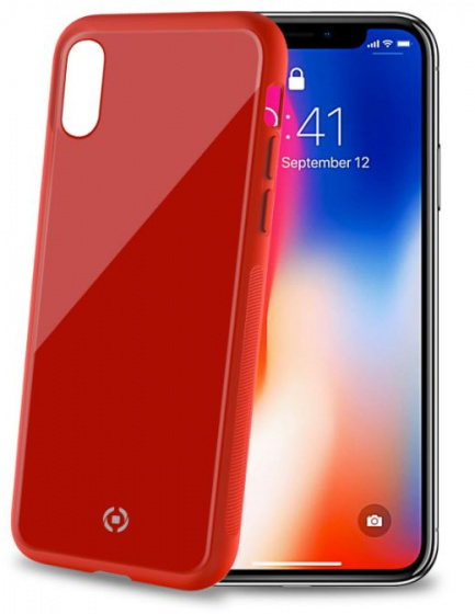 phone case Diamond for iPhone XS/X red