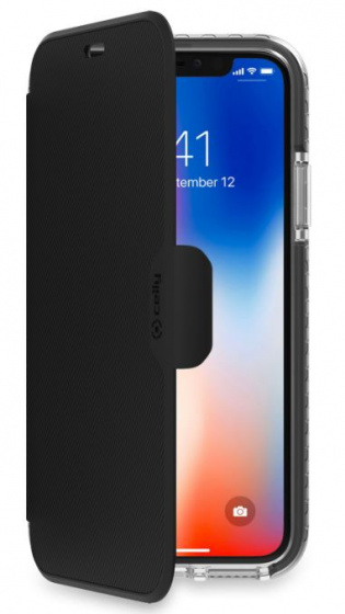phone case Hexawally iPhone XS/X polycarbonate black