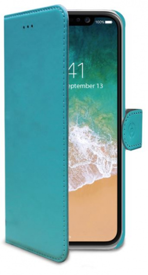 phone case Wally for iPhone XS/X leatherette aqua