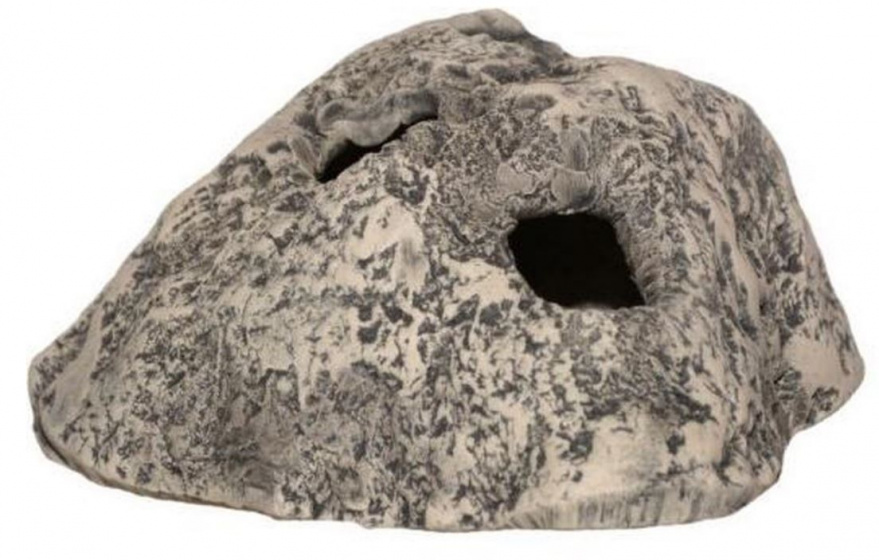 terrarium Iglu 14 x 14 cm ceramic grey