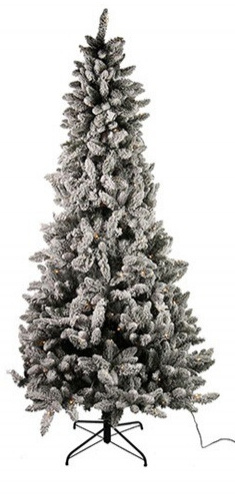 CF etiketa umelý vianočný stromček s ľad light polyresin 240 cm zelený