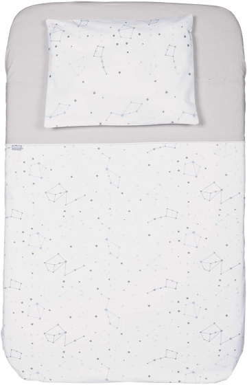 Chicco kolíska textil Next2Me Zodiac bavlna šedá 3-diel