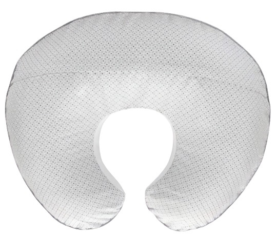 breastfeeding pillow Boppy Spiral 52 cm cotton white/grey