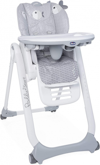 Chicco kinderstoel Polly 2 Start 91 110 cm staal grijs Chicco kinderstoel Polly 2 Start 91 110 cm staal grijs