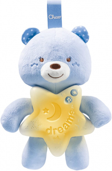 Chicco nachtlamp met geluid beer junior 27 cm polyester blauw Chicco nachtlamp met geluid beer junior 27 cm polyester blauw