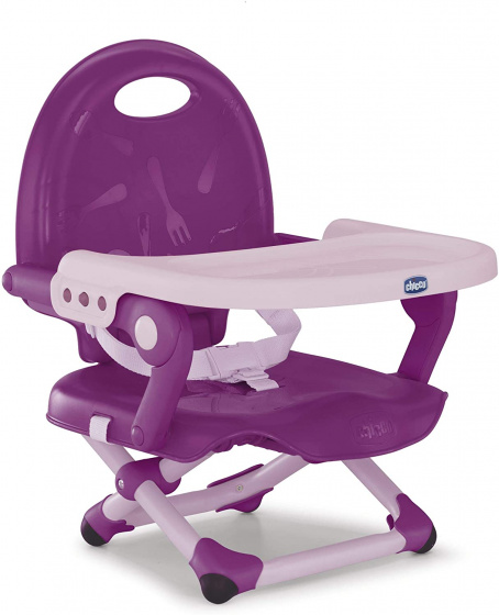 Chicco stoelverhoging Pocket Snack meisjes 32 x 36 cm paars Chicco stoelverhoging Pocket Snack meisjes 32 x 36 cm paars