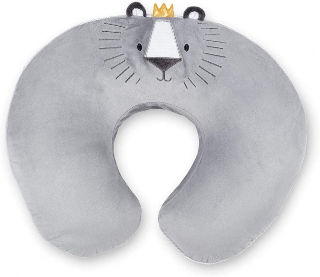 feeding pillow BoppyLion 52 cm polycotton/foam blue