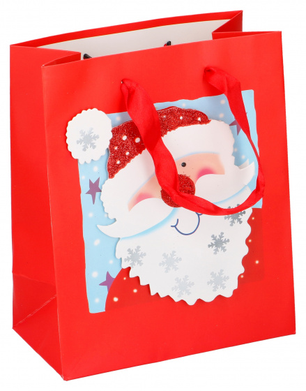 Christmas Gifts darčeková taška Santa Claus 22 x 18 cm papierová červená