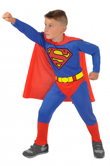 Ciao s.r.l oblekový oblek Superman chlapci modrý/červený mt 3-4 roky