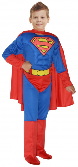 Ciao s.r.l kostýmový oblek Superman modrý/červený 3-dielny 10-12r