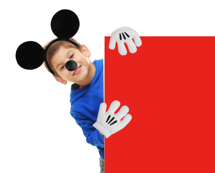 Ciao srl súprava šiat Mickey Mouse chlapci čierna/biela 4dielna
