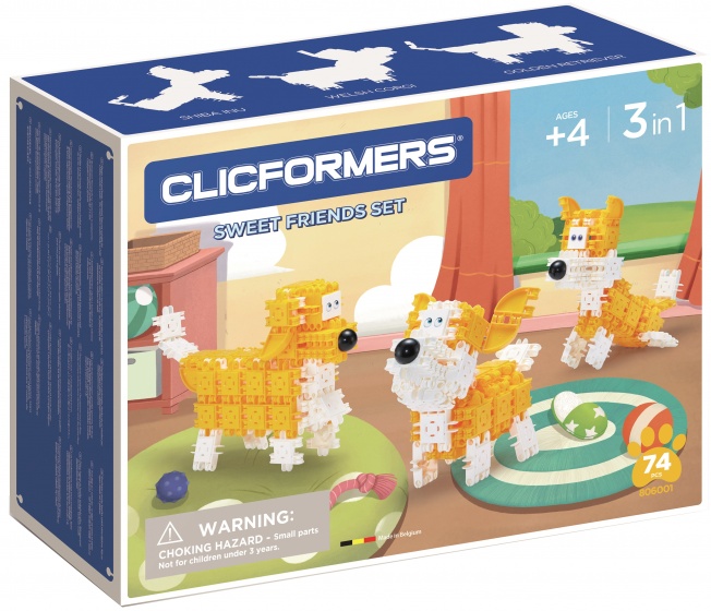 Clicformers hondenset sweet friends 74 delig (806001)