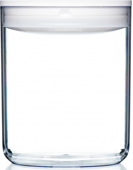 ClickClack box na čerstvé potraviny Pantry Round 3,2 L polykarbonát biely