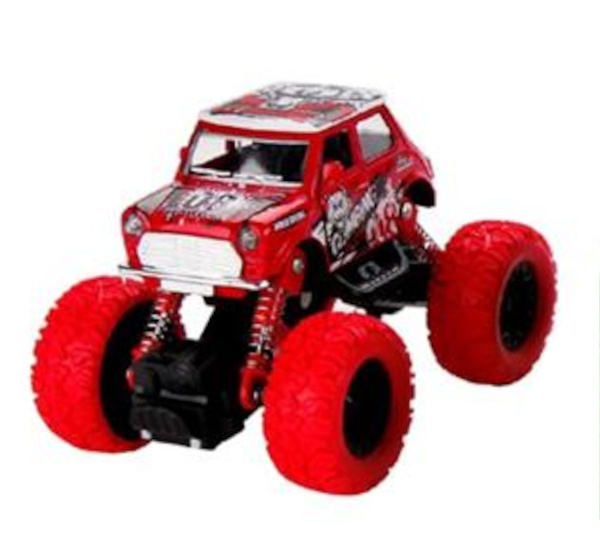 monstertruck boys 12 cm steel red