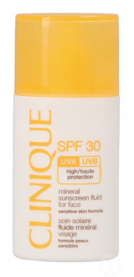 Clinique opaľovací krém na tvár Mineral Fluid SPF30 30 ml