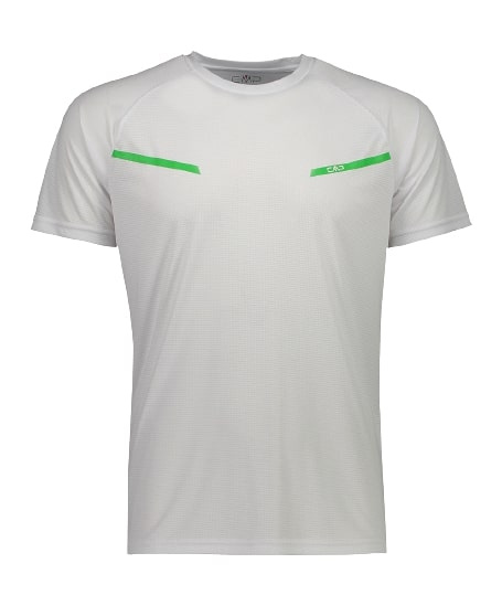 T-shirt men polyester white size S