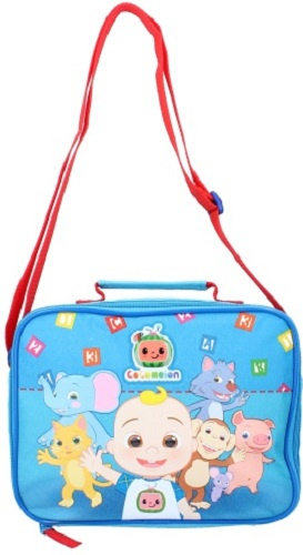 CoComelon schoudertas first day junior 3,8 liter polyester blauw