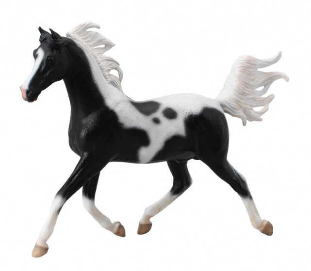 Collecta hracie zviera Arabský žrebec 25 cm ABS čierna/biela