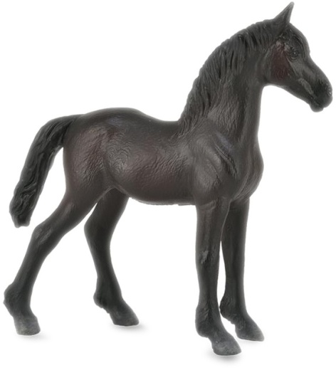 Collecta speelfiguur fries veulen 11 cm zwart