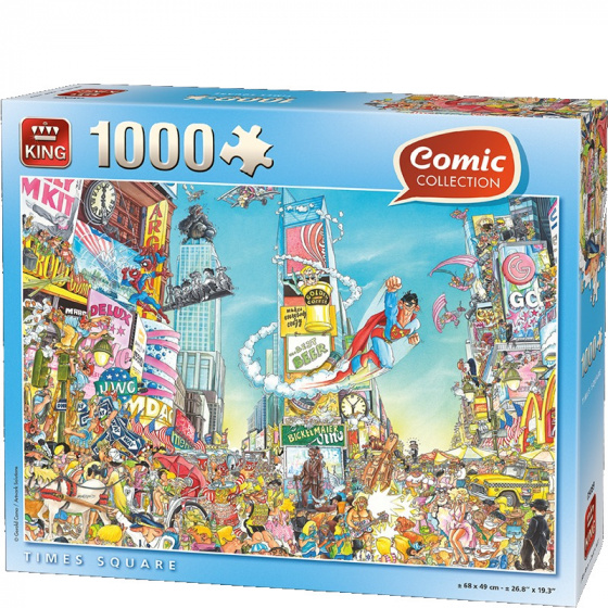 Comic skladačka Times Square 68 x 49 cm 1000 dielikov