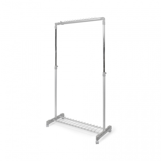 Compactor vešiak na šaty 85 x 43 x 102/170 cm oceľovo sivá/strieborná