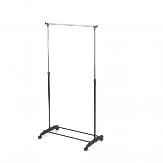 Compactor vešiak na šaty 85 x 43 x 108/175 cm oceľ čierna/strieborná