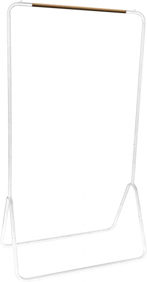 Compactor vešiak na šaty Elias 80 x 43 x 145 cm oceľový biely