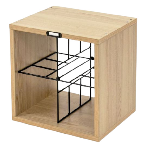 Compactor stojan na víno 37 x 29 x 37 cm drevo/melanín svetlohnedý