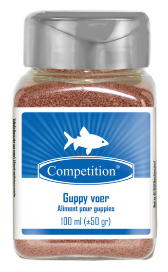 Súťažné krmivo pre guppy 100 ml hnedé