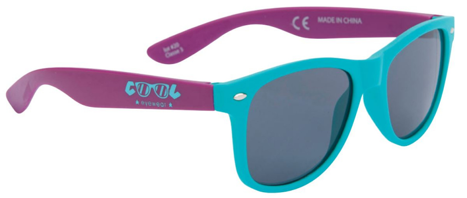 Cool Eyewear slnečné okuliare Rincon junior wayfarer kat.3 fialová/modrá