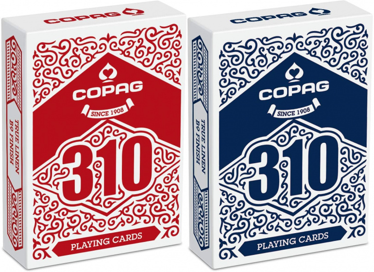 Copag speelkaarten 310 the core goochelaars rood/blauw 110 delig