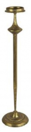 Non-Branded svietnik Obelia 19 x 77,5 cm oceľ zlatá