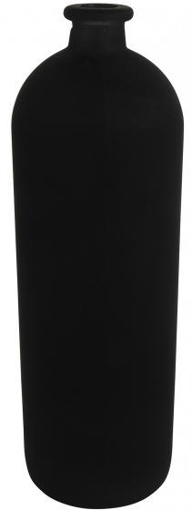 TOM váza Dawn 13,5 x 41 cm sklenená čierna