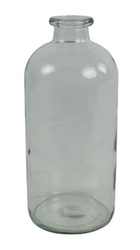 Non-Branded váza Dawn 25 x 11 cm sklo priehľadné