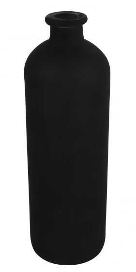 Non-Branded váza Dawn 33 x 11 cm sklenená čierna