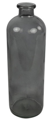 Neznačková váza Dawn 33 x 11 cm sklo tmavo šedá