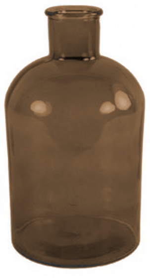 TOM váza Dena 17 x 31 cm sklo hnedá