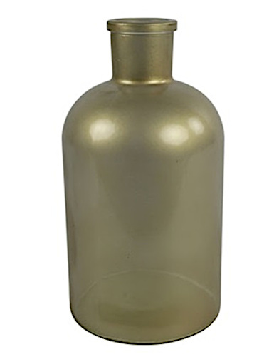 Non-Branded váza Dena 27 x 14 cm sklo zlatá