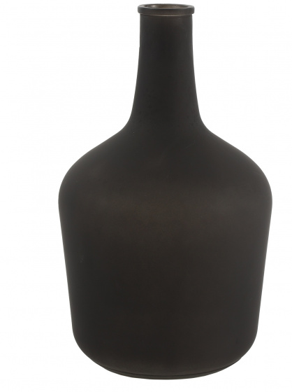 Non-Branded váza Denley 42 x 25 cm sklo čierna